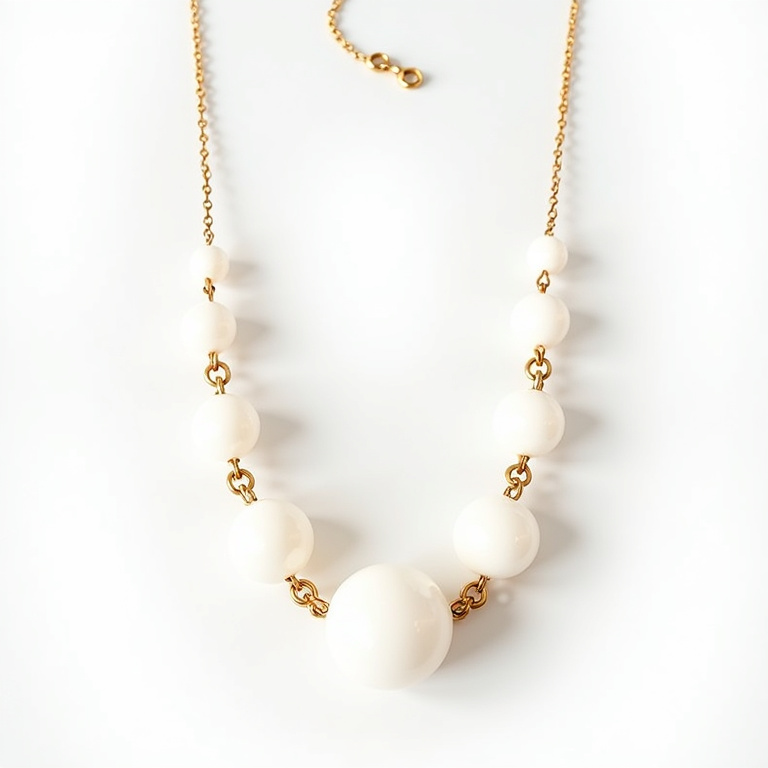 Collier fil de pêche diamant blanc forme carrée